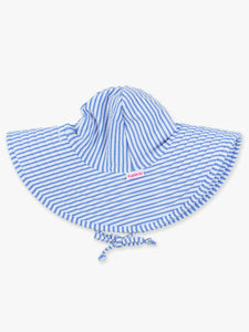 Periwinkle Blue Seersucker Swim Hat