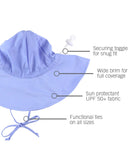 Kids Periwinkle Blue Sun Protective Hat