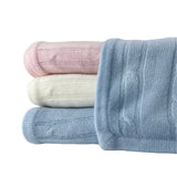 Cable Knit Baby Blanket
