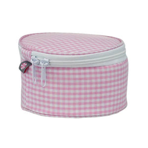 6" Pink Gingham Button Bag | Mint