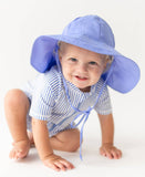 Kids Periwinkle Blue Sun Protective Hat