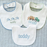 Picot Trim Baby Bib