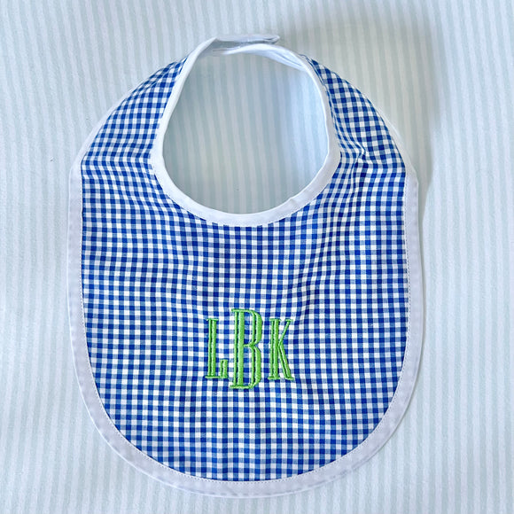 Gingham Bib