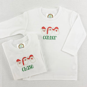 Personalized Kids Santa Shirt