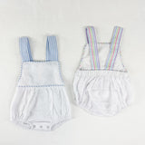 Unisex Seersucker Sunsuit