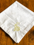 Pastel Gingham Bunny Dinner Napkins