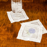 Hydrangea Cocktail Napkins